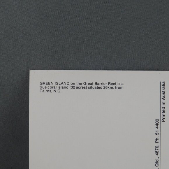 Vintage Postcard - Green Island Great Barrier Reef - Peer Productions - Picture 3 of 4